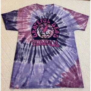 Grateful Dead Threads Band 2021  Deadheads Logo Tye Dye Print Shirt Size M